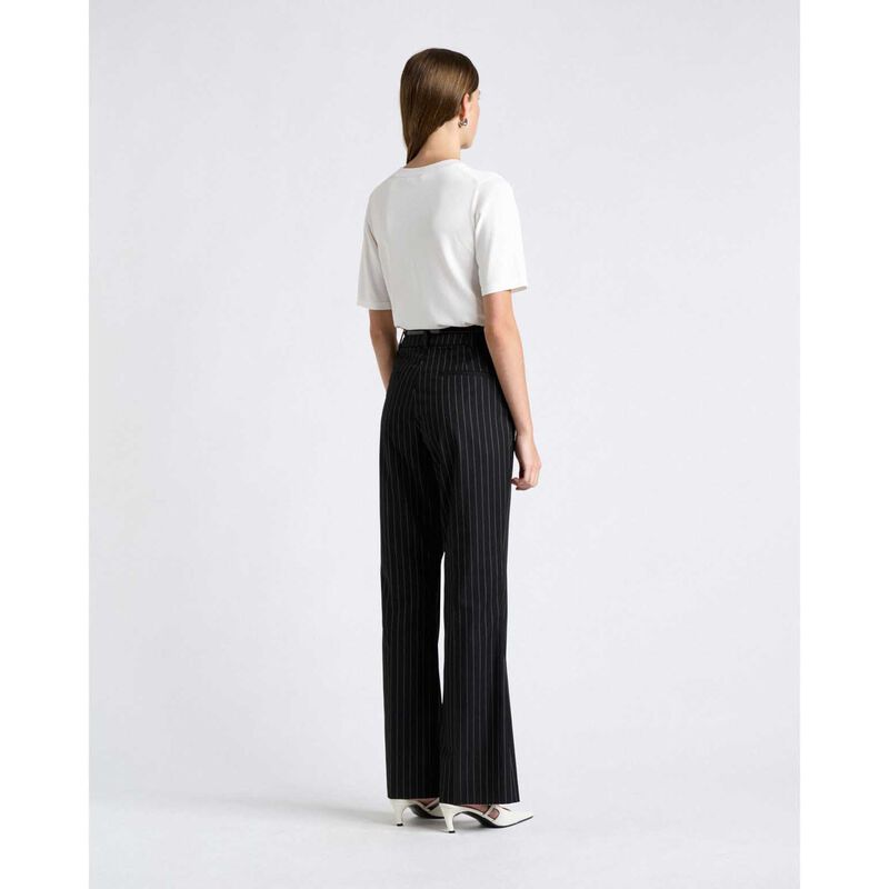 Cue White Knitted Tee image number 1